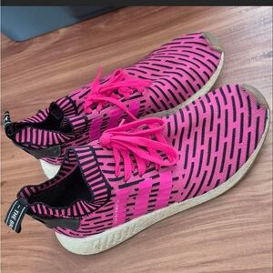 Adidas Nmd R2 Primeknit Boost Japan Shock Pink Sneakers